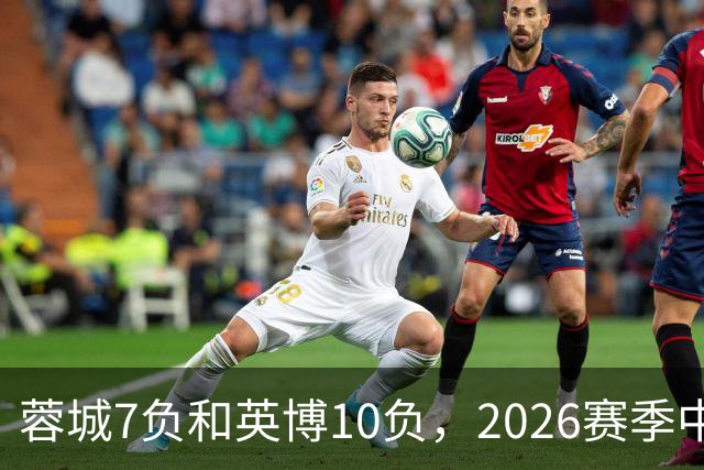 蓉城7负&英博10负，2026赛季中超冠军将创造冠军负场数纪录