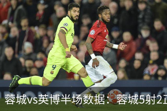 蓉城vs英博半场数据：蓉城5射2正，控球率40%，英博半场0射门